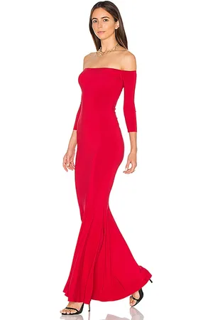 Norma Kamali Off The Shoulder Fishtail Gown in . - size L (also in M)