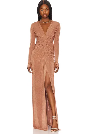 Katie May In A Mood Gown in Metallic Copper. - size S (also in XS)