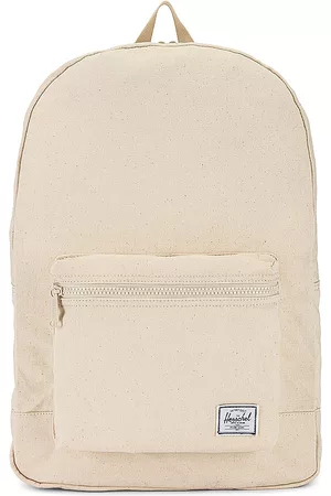 Herschel Cotton Casuals Packable Daypack in Ivory.
