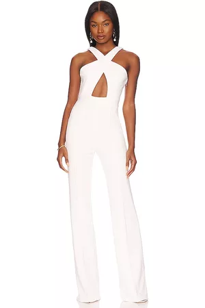Katie May Diana Jumpsuit in Ivory.
