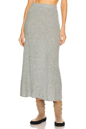 Willow Utility Midi Skirt, Taupe Grey
