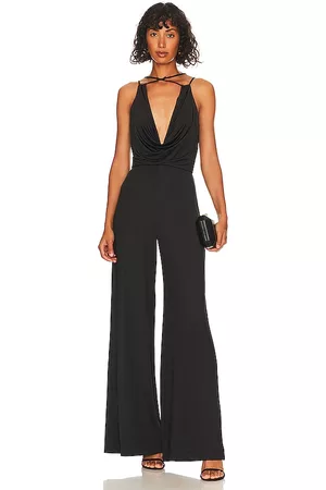 L'Academie Torin Jumpsuit in Black.