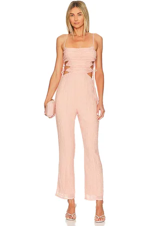 MAJORELLE Nikita Jumpsuit in Blush. - size L (also in XS, XXS)