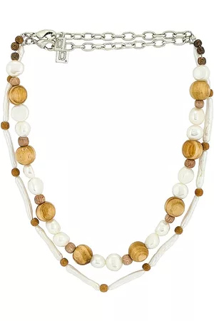 Dannijo Women Necklaces - Aqua Necklace Set in Metallic Silver.