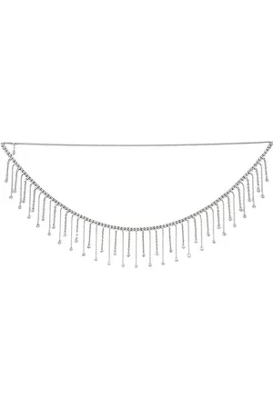8 Other Reasons Women Body Jewelry - Dont Make Me Belly Chain in Metallic Silver.