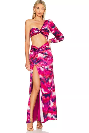 Lovers And Friends Santa Monica Gown in Fucshia.