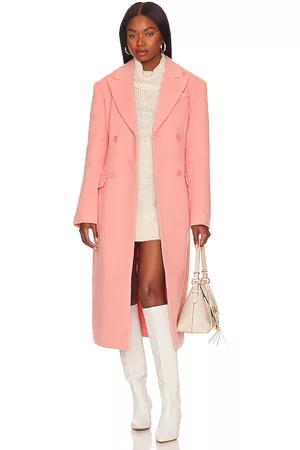 Lovers And Friends Women Coats - Astoria Coat in Pink.