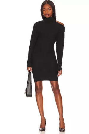BCBGeneration Women Casual Dresses - Cutout Sweater Dress in Black.