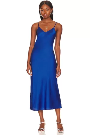 AllSaints Bryony Dress in Blue.