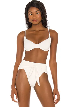 WeWoreWhat Vintage Bra Bikini Top in Ivory. - size L (also in S, XS)