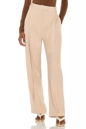 RE ONA Suit Trousers in Tan.