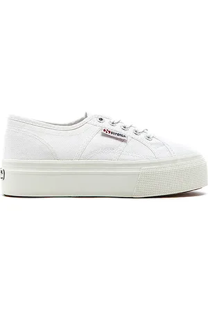 Superga 2790 Platform Sneaker in White. - size 8.5 (also in 9, 9.5, Mens 7.5/Womens 9)