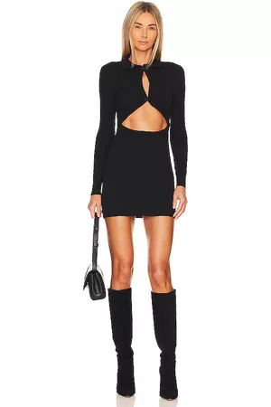 Lovers And Friends Solaire Sweater Dress in Black.