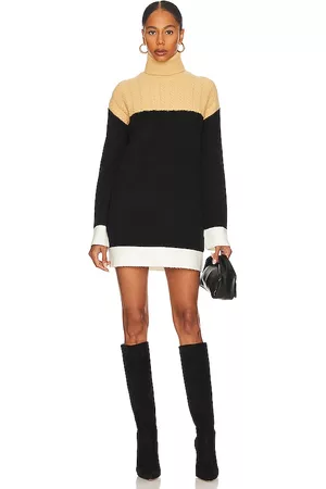 Lovers And Friends Kane Sweater Dress in Black.