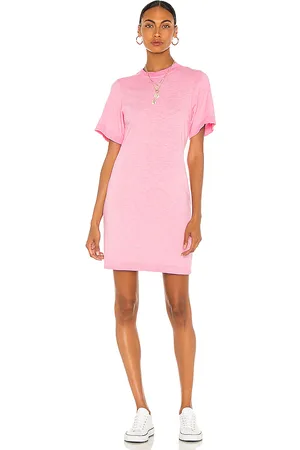Cotton Citizen X REVOLVE Tokyo Short Sleeve Mini Dress in Pink. - size L (also in S, XS)