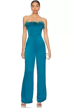 Lovers And Friends Trish Jumpsuit in Teal.