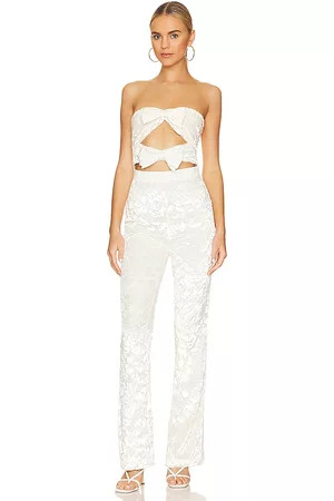 Tularosa Meave Jumpsuit in White.
