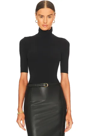 Commando Ballet Shortsleeve Turtleneck Bodysuit in .
