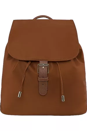 Stoney Clover Lane Flap Backpack in Chocolate.