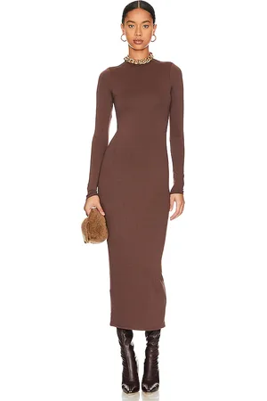 AFRM X REVOLVE Juniper Dress in Tan. - size M (also in S, XL, XS, XXL, XXS)
