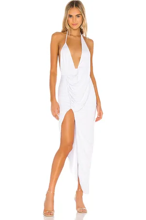 superdown Mia Drape Slit Dress in . - size L (also in S, XXS)