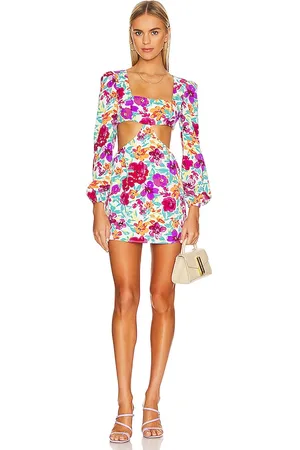 MORE TO COME Sonya Cut Out Dress in Purple. - size L (also in M, S, XL, XS, XXS)