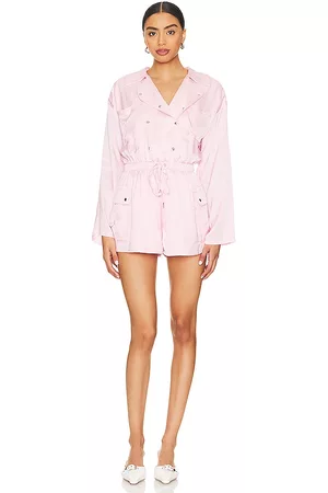 Lovers And Friends Kit Romper in Blush.