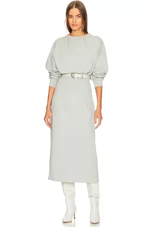 Isabel Marant Meg Midi Dress in Baby Blue.