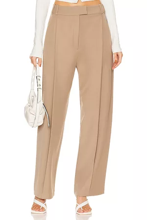 RE ONA Suit Trousers in Taupe.