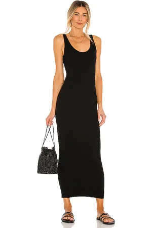ENZA COSTA Silk Rib Ankle Length Tank Dress in . - size L (also in M, S, XL, XS)