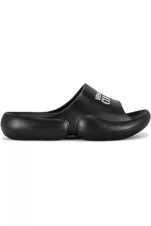 VERSACE Women Slide sandals - Tago Slide in Black.