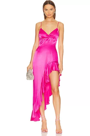 Bardot Ember Midi Dress in Pink.