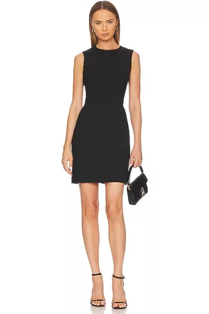 THEORY Fitted Dress in Black.