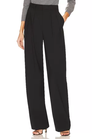 THEORY Double Pleat Pant in Black.