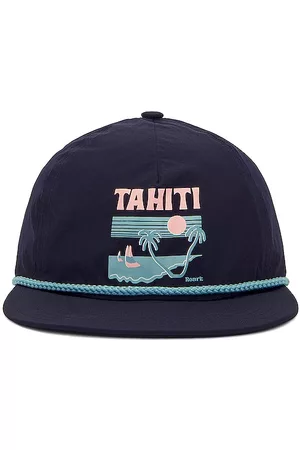 Roark Revival Men Hats - Tahiti Time Classic 5 Panel Hat in Navy.