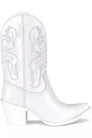 Jeffrey Campbell Rancher Boot in White.