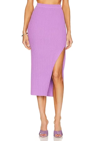 Camila Coelho Lyon Skirt in Purple.