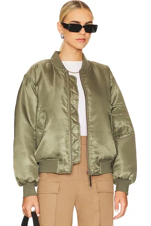 ANINE BING Leon Bomber in Army. - size S (also in XS)