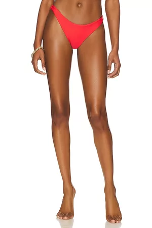 Mikoh Papara Bikini Bottom in Red.