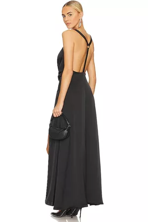 NONchalant Label Eloise Harness Dress in Black.