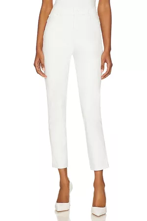 Commando Faux Leather Five Pocket Pant in White.