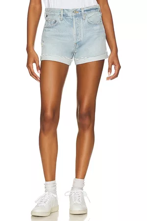 Citizens of Humanity Women Vintage Jeans - Annabelle Vintage Relaxed Cuffed Short in Blue.