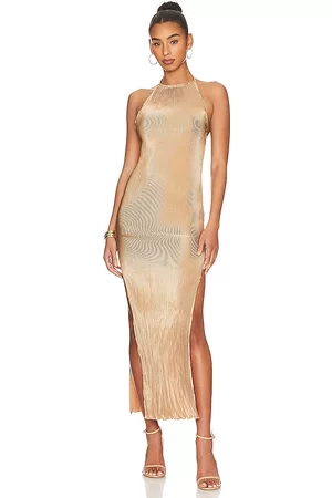 L'IDEE Charlotte Gown in Nude.