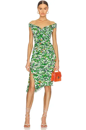 Diane von Furstenberg Lovinia Dress in Green. - size L (also in XL)