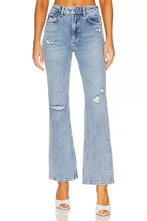 Rails Women High Waisted Jeans - The Sunset Jean in Blue.