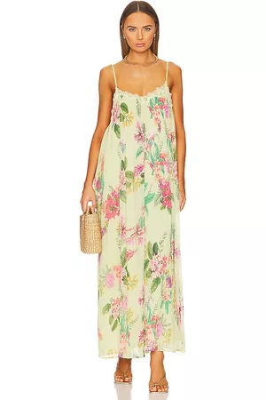 ROCOCO SAND Women Maxi Dresses - Rue Long Dress in Green.