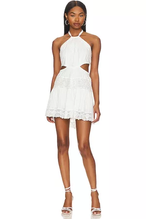 Mini Bodycon Dresses in the color white for Women on sale