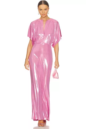 Norma Kamali Obie Gown in Pink.