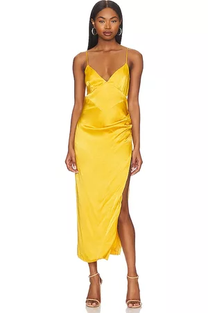 Bardot Seka Midi Dress in Yellow.