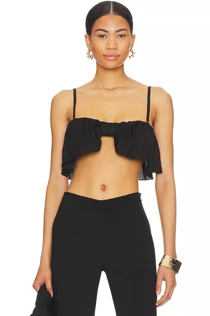 Indah Melrose Bandeau Top in Ivory